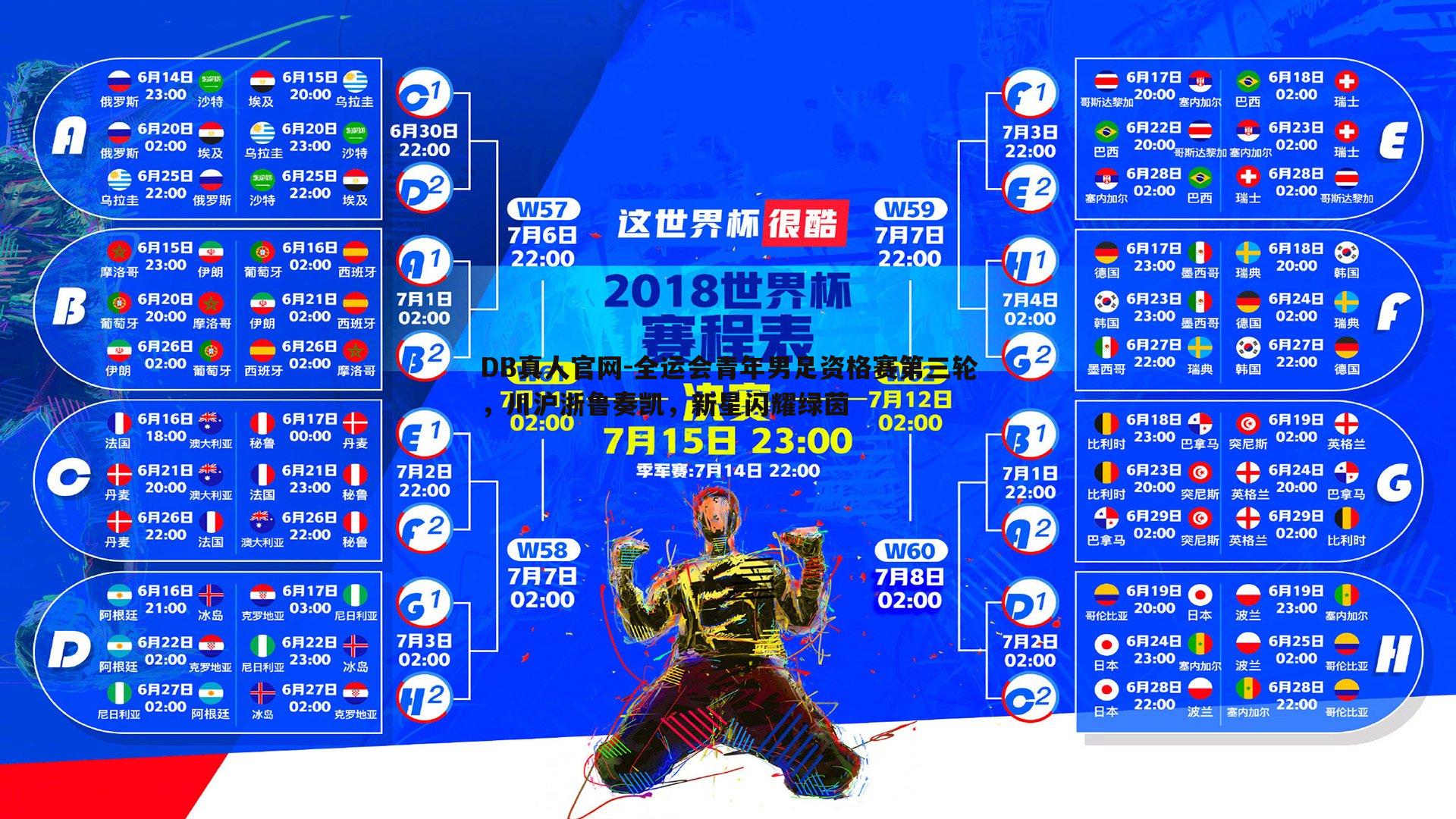 DB真人官网-全运会青年男足资格赛第三轮，川沪浙鲁奏凯，新星闪耀绿茵
